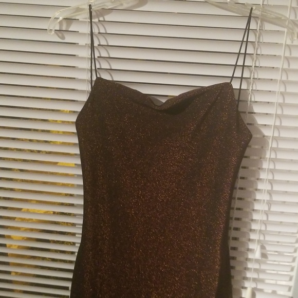 Mandee Backless Sparkle Party Dress Jr M NEW - Picture 3 of 8